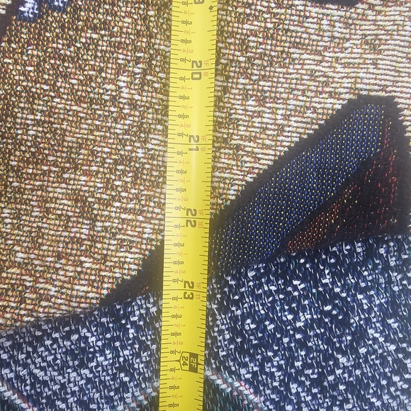 VINTAGE PACO SOLER Beautiful 100% Pre-Shrunk Cotton Jacket, Shoes Patterned - Picture 7 of 9